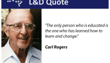 L&D Quote, Carl Rogers