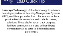 L&D Quick Tip: Leverage Technology