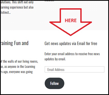 The Australian Learning and Development Network - Subscribe Button