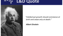 L&D Quote: Albert Einstein