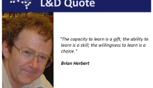 L&D Quote: Brian Herbert