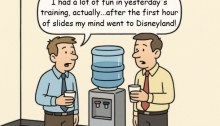 Learning and Development Cartoon - Death by PowerPoint